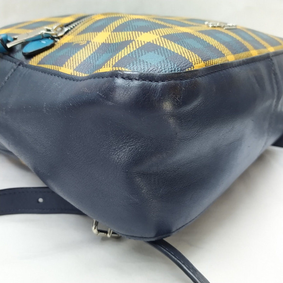 Coach Jordyn Multicolor Leather With Gingham Print Zipper Closure Backpack main image 7
